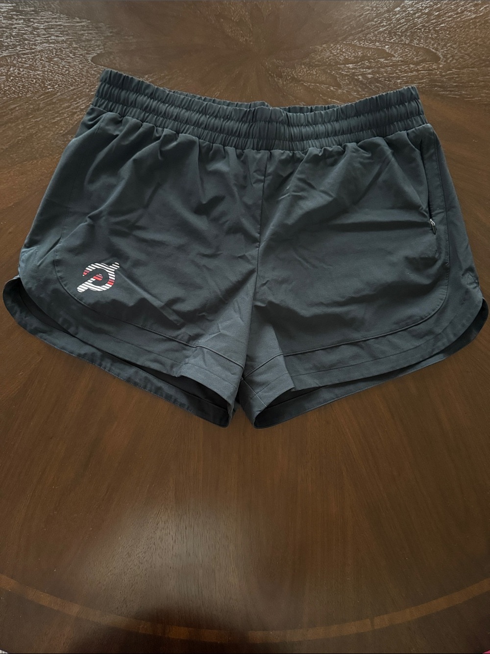 Peloton Women's Athletic Shorts - Black with Logo